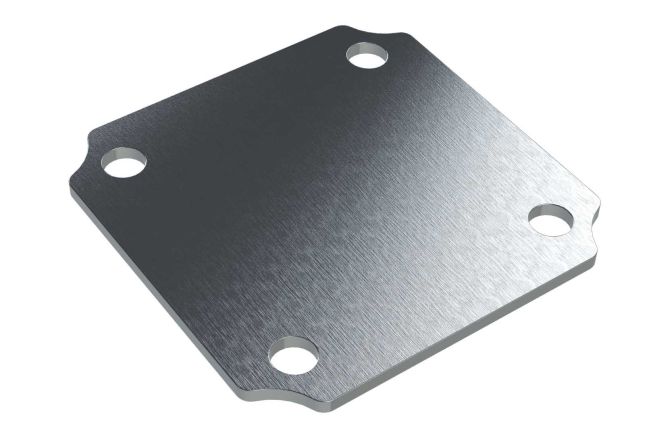 SK-11K Metallic internal mounting panel for SG series enclosures - 2.22 x 2.22 x 0.06 inches