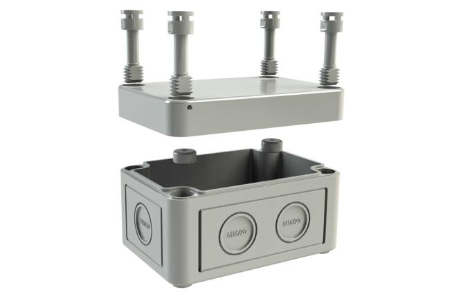 SK-12 Plastic Outdoor Electrical Junction Box with Knockouts