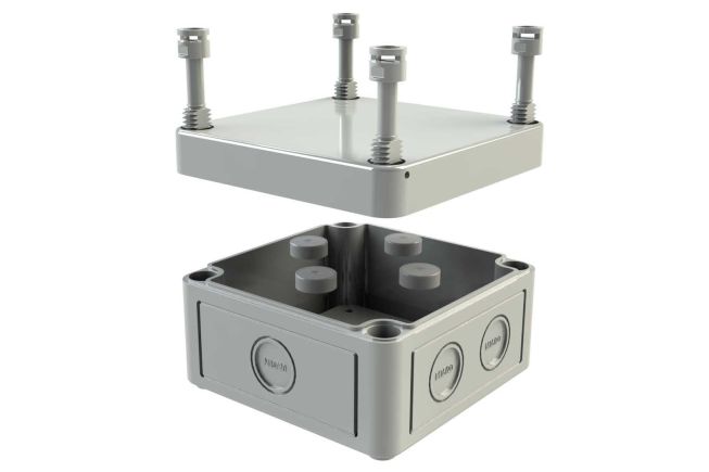 SK-13 Polycarbonate Enclosure with Knockouts - NEMA 4X Rated