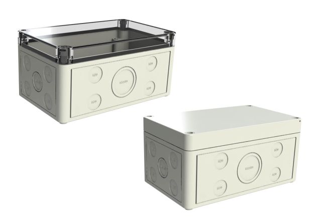 German-made knockout-box from Polycase