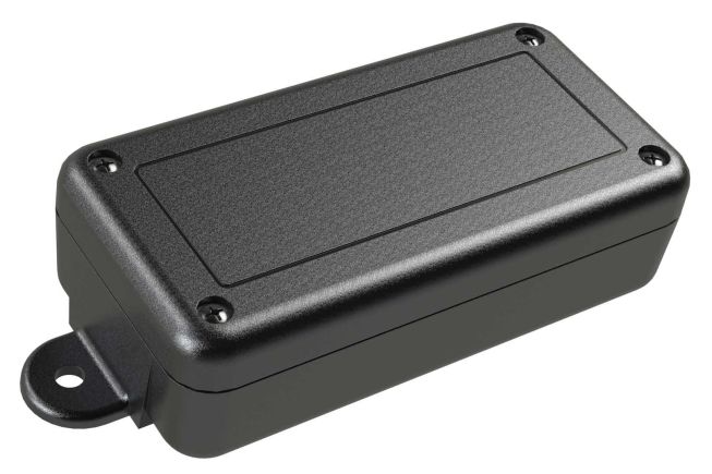 SL-30FTXXT Black indoor slim enclosure for electronics - 4 x 2.03 x 1.13 inches