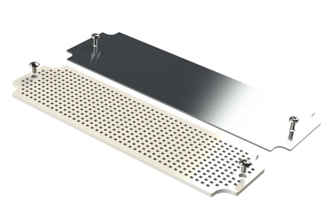 WH-08K internal mounting panel for Polycase WH series enclosures
