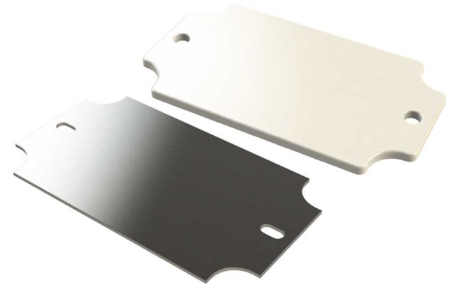 WQ-38P internal mounting panels for Polycase WQ-38 enclosure