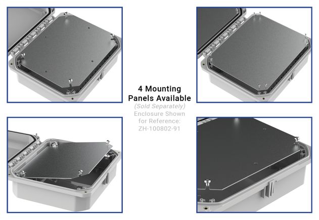 ZH-100802 Waterproof Electrical Box | Hinged Enclosure