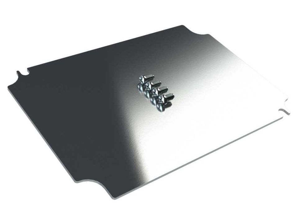 AN-05K internal aluminum mounting panel for AN Series enclosures