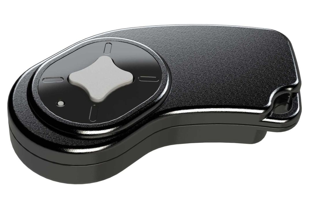black key fob case for remote applications 1 button