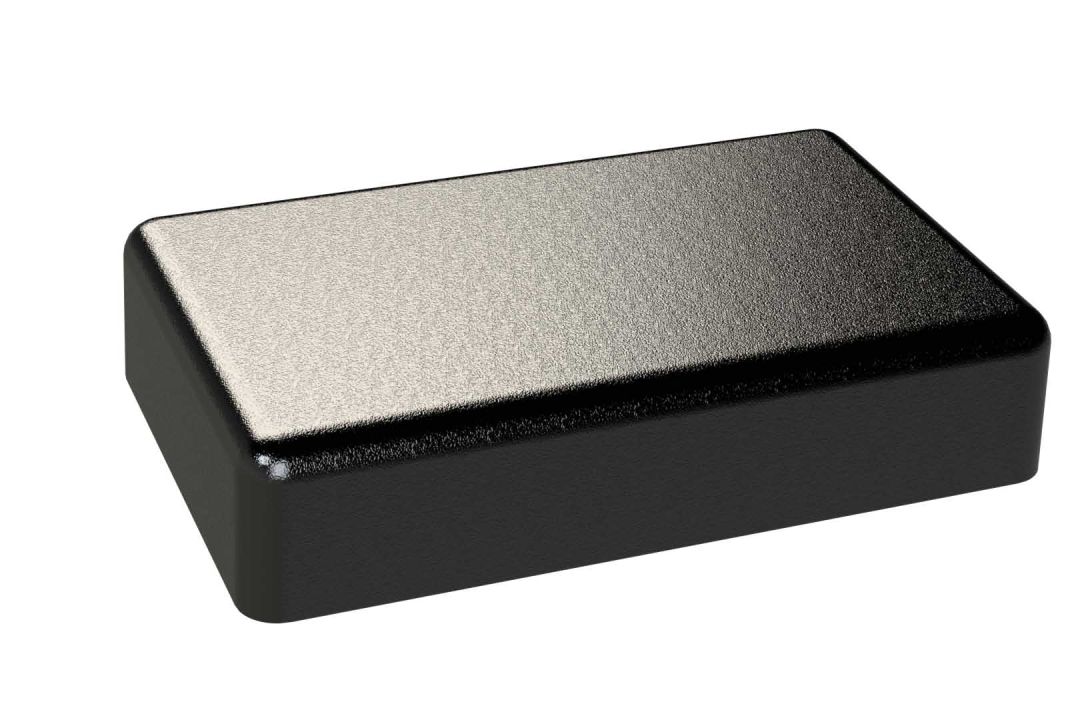 P-1304TX Black potting box for electronics - 2.08 x 1.28 x 0.45 inches