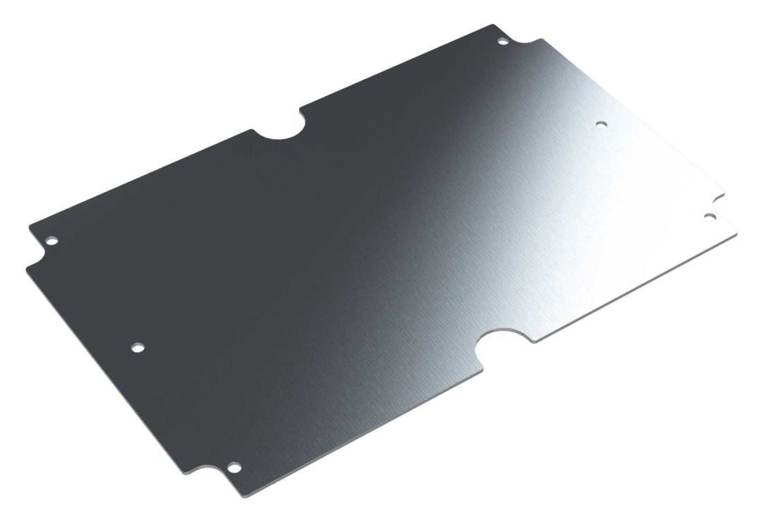 SG-15P Metallic internal mounting panel for SG series enclosures - 9.53 x 5.98 x 0.06 inches