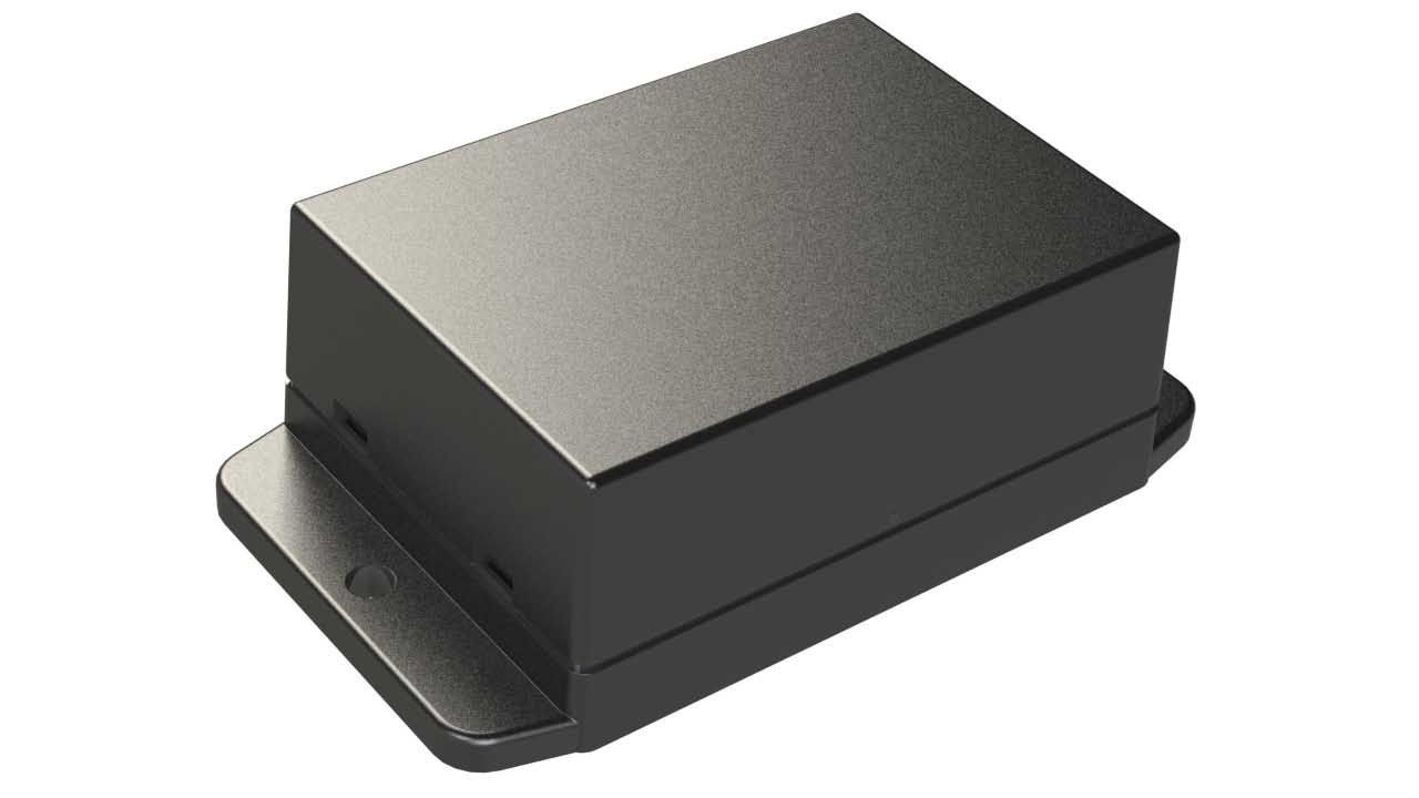 SN-24-01 Black indoor plastic snap together enclosure for electronics - 2.76 x 1.97 x 1.16 inches