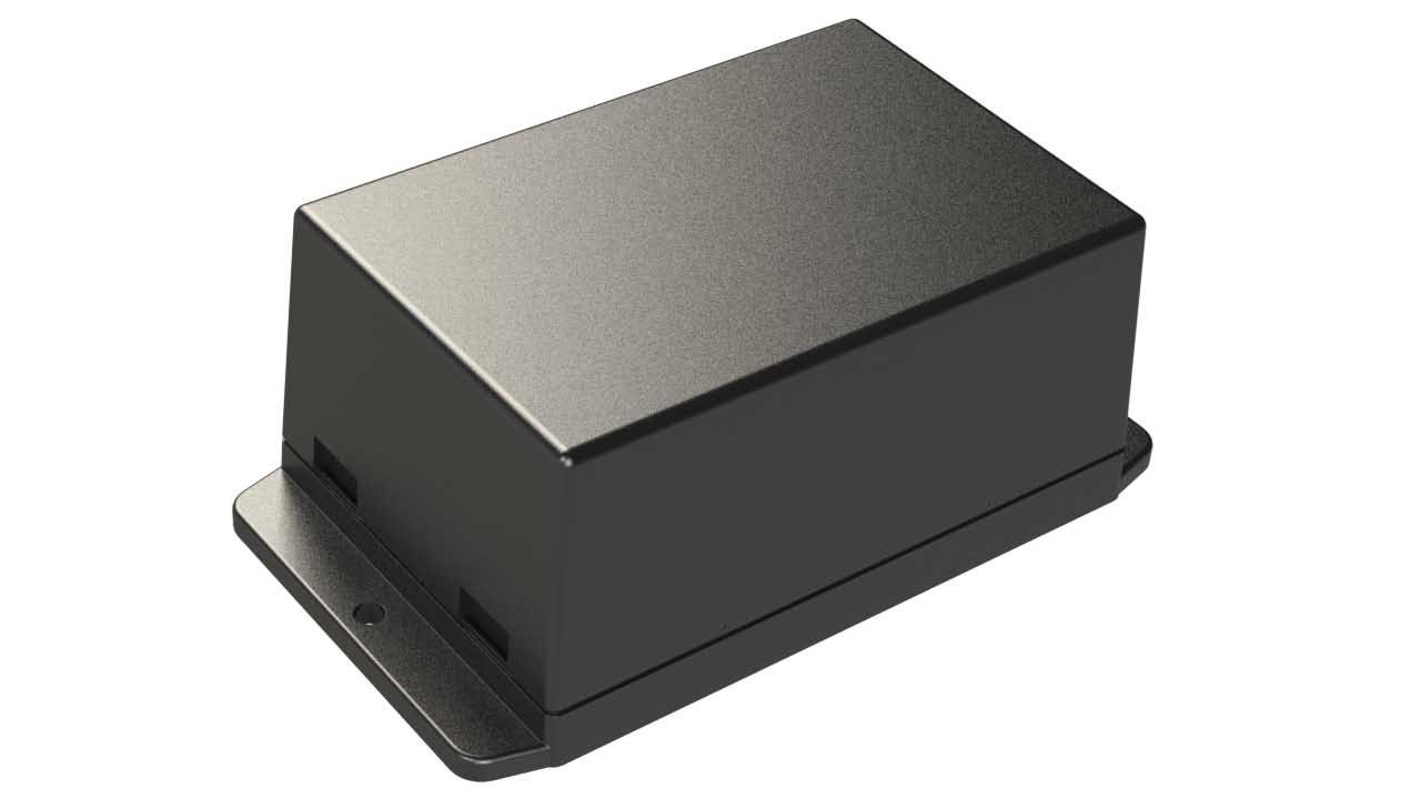 SN-29-01 Black indoor plastic snap together enclosure for electronics - 4.13 x 2.76 x 1.99 inches