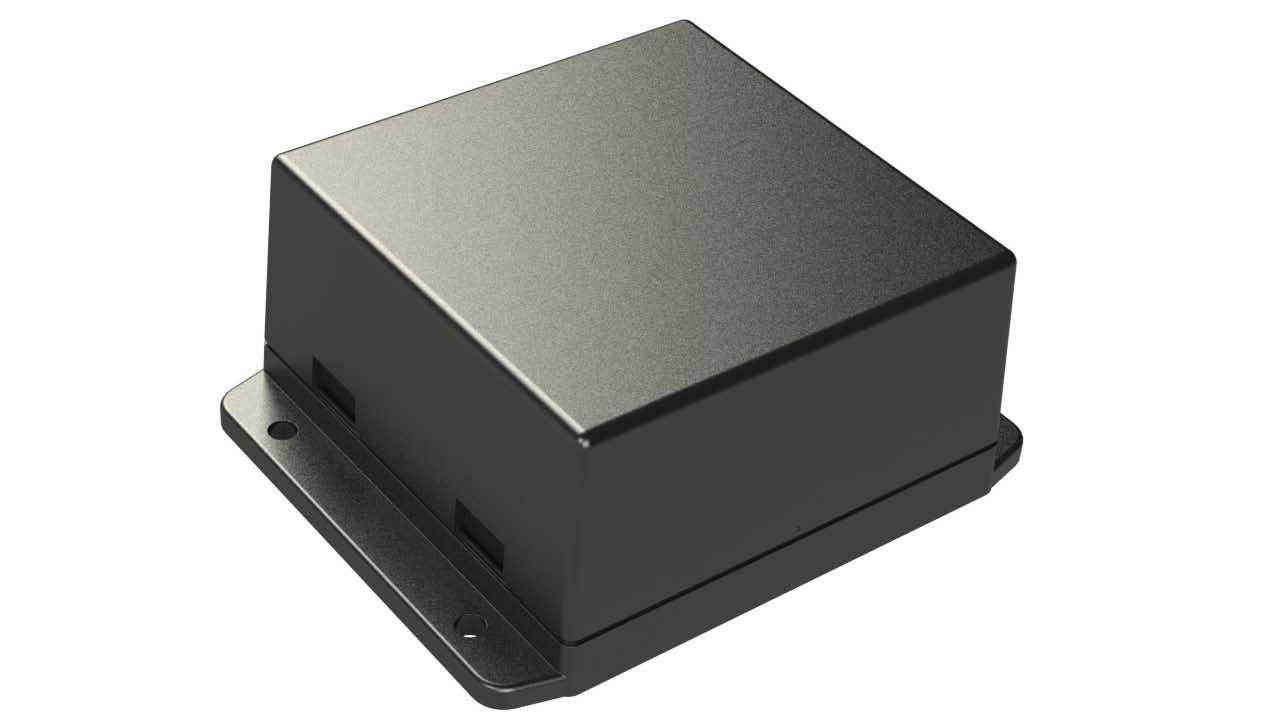 SN-31-01 Black indoor plastic snap together enclosure for electronics - 3.15 x 3.15 x 1.71 inches