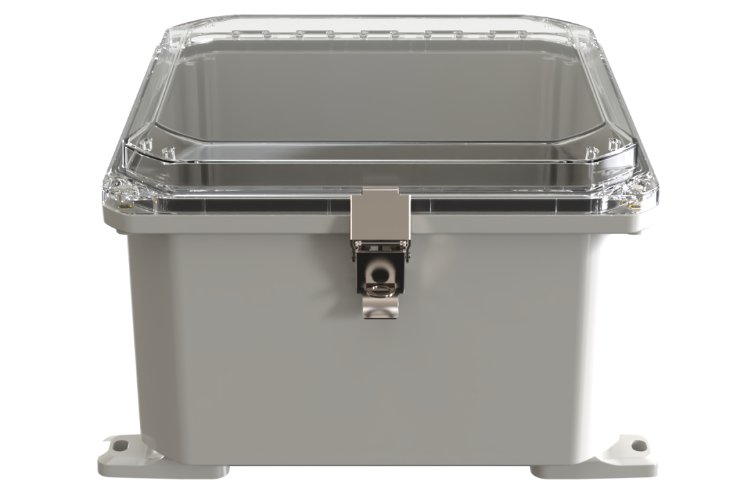 Clear cover lockable electrical box