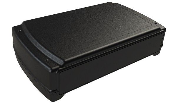 ZN-45MBT Black indoor plastic desktop enclosure for electronics - 5.25 x 9.18 x 2.36 inches