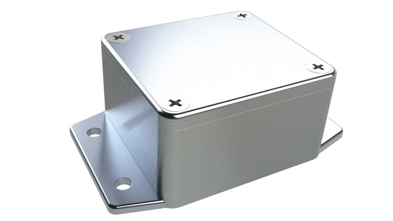 Die Cast Aluminum Project box 4.68 x 3.8 x 1.4 inch 