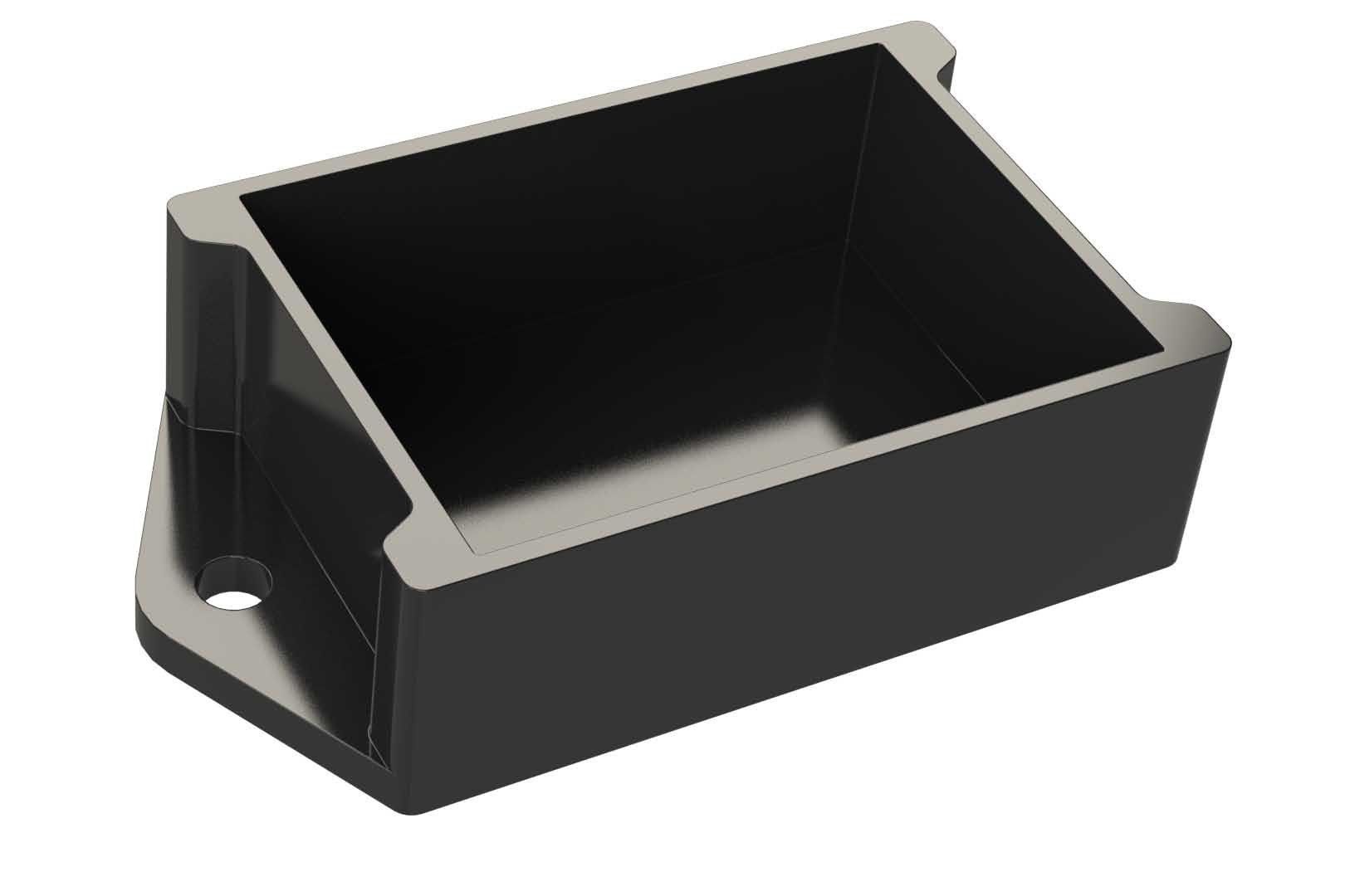 FB27 Black ABS Plastic Case Box 70x105x38 mm. 