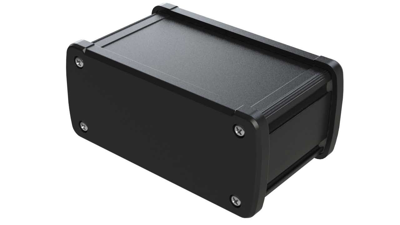 Details about   40*25*25mm Extruded PCB Aluminum Box Black Enclosure Electronic Project CaseYJM!