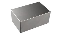 Flanged diecast aluminum electronic enclosure