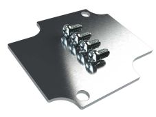 AN-01K internal aluminum mounting panel for AN Series enclosures