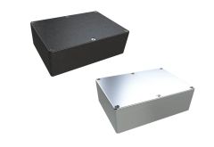 black aluminum enclosures