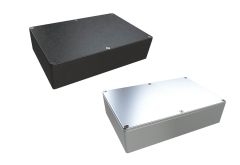 AN-07P Natural diecast aluminum enclosure for electronics - 8.76 x 5.75 x 2.17 inches