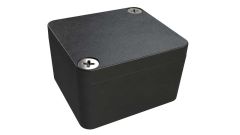 AN-11P Black diecast aluminum enclosure for electronics - 1.97 x 1.77 x 1.12 inches