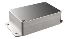 Flanged diecast aluminum waterproof electronic enclosure