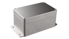 Flanged diecast aluminum waterproof electronic enclosure
