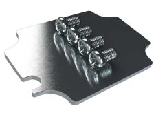 AN-18K internal aluminum mounting panel for AN Series enclosures