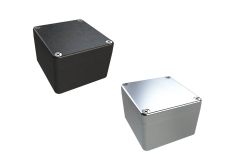 AN-19P Natural diecast aluminum enclosure for electronics - 3.13 x 2.93 x 2.05 inches
