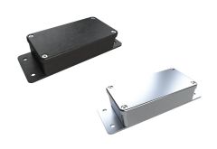 AN-20F Natural diecast aluminum enclosure with flanges for wall mounting - 4.04 x 2.07 x 1 inches