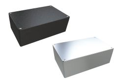 AN-23P Natural diecast aluminum enclosure for electronics - 10.24 x 6.3 x 3.56 inches
