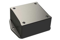 BT-3315MB Black plastic enclosure for electronics with screw on cover - 3.05 x 3.05 x 1.56 inches