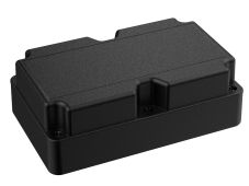 DC-59PMMT Black plastic heavy duty enclosure for electronics with a Flush/Textured cover style - 8.25 x 5 x 2.8 inches