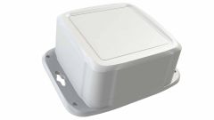 HD-44FMMT*15 Gray NEMA 4x rated waterproof outdoor enclosure - 4.63 x 4.63 x 2.36 inches