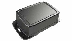 HD-45FMMT Black NEMA 6P rated waterproof polycarbonate enclosure for electronics - 6.63 x 4.68 x 2.37 inches