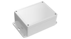 HN-68-01 Surface-mountable eatherproof gray polycarbonate electronic enclosure
