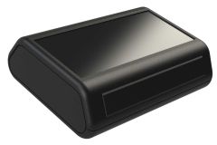 JB-35R*0000 Black indoor plastic desktop style enclosure for electronics - 5 x 3.8 x 1.5 inches