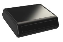JB-55R*0000 Black indoor plastic desktop style enclosure for electronics - 5.5 x 5.25 x 1.63 inches