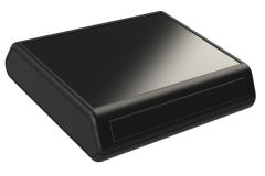 JB-65R*0000 Black indoor plastic desktop style enclosure for electronics - 6.75 x 6.25 x 1.63 inches