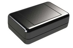KT-35T0 Black small plastic handheld enclosure for electronics  - 2.5 x 1.63 x 0.8 inches