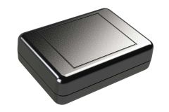 KT-40T0 Black small plastic handheld enclosure for electronics  - 2.75 x 2 x 0.8 inches
