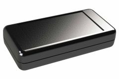 KT-45T0 Black small plastic handheld enclosure for electronics  - 3.52 x 1.77 x 0.73 inches