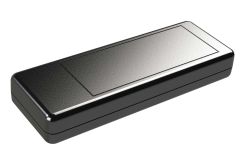KT-70MBT0 Black small plastic handheld enclosure for electronics  - 5.5 x 2 x 0.8 inches