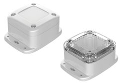 ML-22F*15 Gray outdoor waterproof enclosure rated NEMA 4x and NEMA 6P  - 2.63 x 2.63 x 1.63 inches