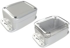 ML-34F*15 Gray outdoor waterproof enclosure rated NEMA 4x and NEMA 6P  - 4.53 x 3.56 x 2.25 inches
