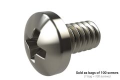 SCREWS-050-100 PCB mounting boss screws for AN series  enclosures