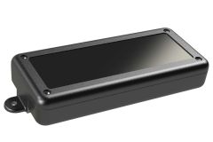 SL-73FMBR Black indoor handheld slim enclosure for electronics with PC mounting bosses - 6.5 x 2.88 x 1.13 inches
