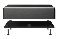 TS-2409P Black basic indoor enclosure for electronics with screw on cover - 4 x 2.13 x 0.9 inches