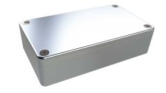 AN-02P Natural diecast aluminum enclosure for electronics - 4.53 x 2.56 x 1.18 inches