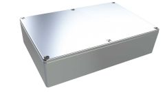 AN-07P Natural diecast aluminum enclosure for electronics - 8.76 x 5.75 x 2.17 inches